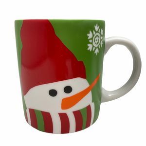 Crate & Barrel Snowman Christmas Mug